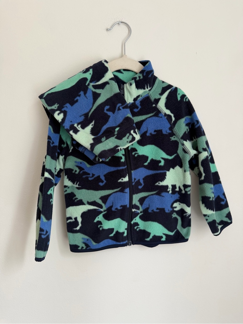 H&M Dinosaur Fleece Jacket and Pants Matching Set (Size 18-24m)